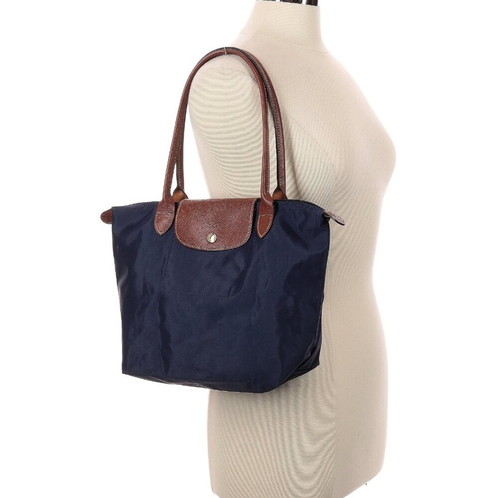 Longchamp Le Pliage Original S Handbag Navy - Recycled canvas